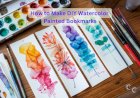 How to Make DIY Watercolor Painted Bookmarks
