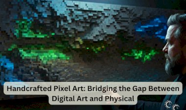 Handcrafted Pixel Art: Bridging the Gap Between Digital Art and Physical
