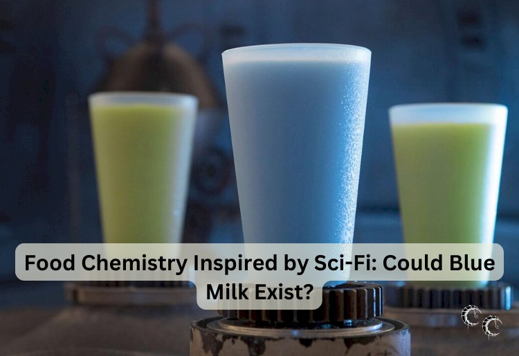 Food Chemistry Inspired by Sci-Fi: Could Blue Milk Exist?