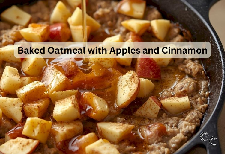 Baked Oatmeal with Apples and Cinnamon Recipe