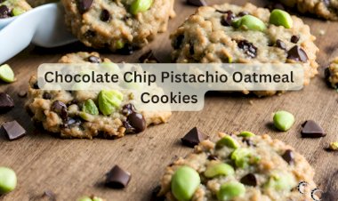 Chocolate Chip Pistachio Oatmeal Cookies Recipe