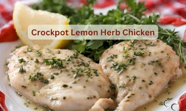 Crockpot Lemon Herb Chicken Recipe