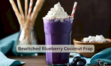 Bewitched Blueberry Coconut Frap