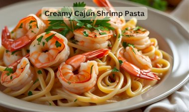 Creamy Cajun Shrimp Pasta