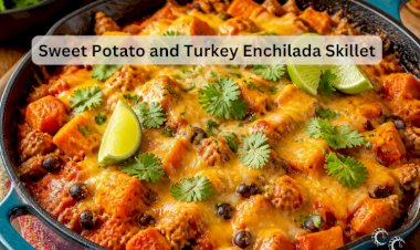Sweet Potato and Turkey Enchilada Skillet