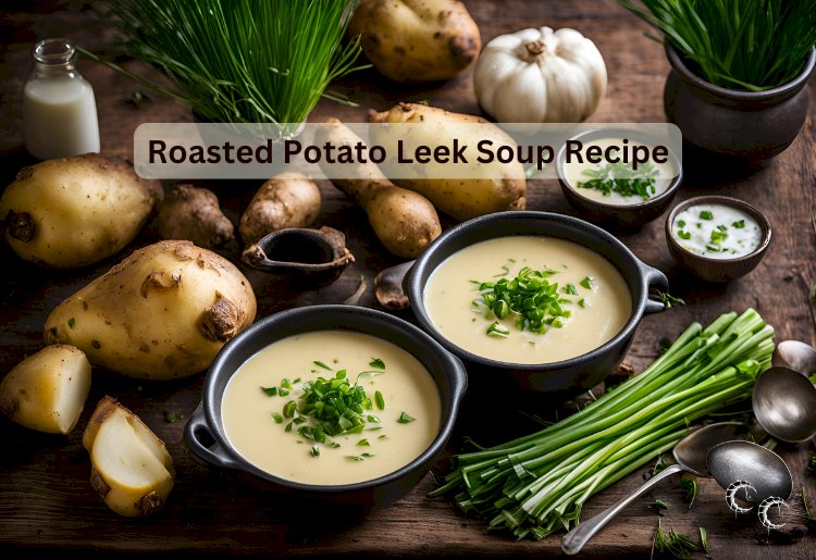Roasted Potato Leek Soup Recipe