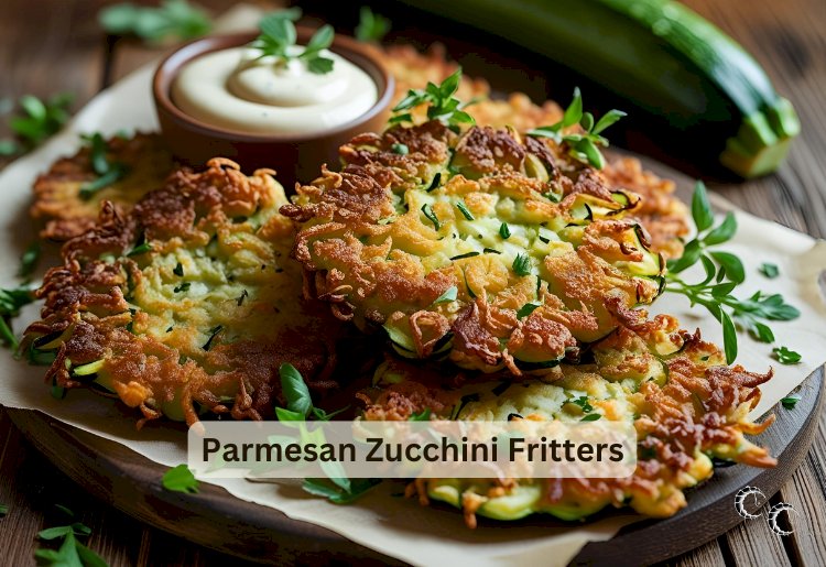 Parmesan Zucchini Fritters