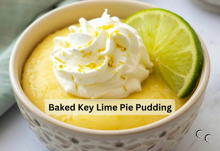 Baked Key Lime Pie Pudding