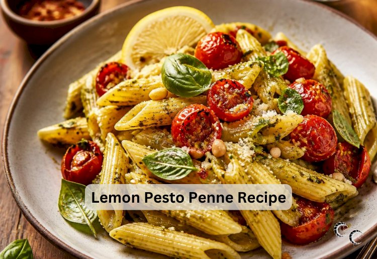 Lemon Pesto Penne Recipe