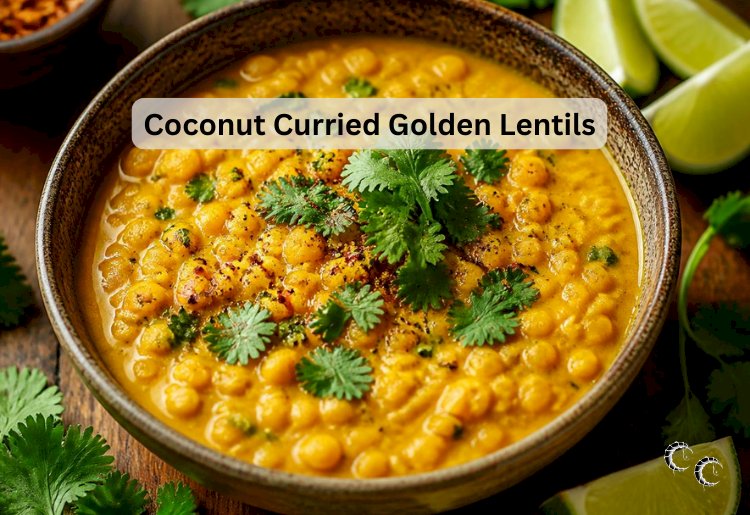 Coconut Curried Golden Lentils
