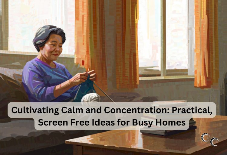 Cultivating Calm and Concentration: Practical, Screen Free Ideas for Busy Homes